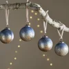 Pasali Baubles - Blue Smoke - (Set of 4)