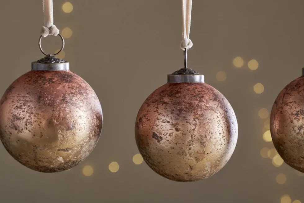 Pasali Baubles - Copper Smoke - (Set of 4)