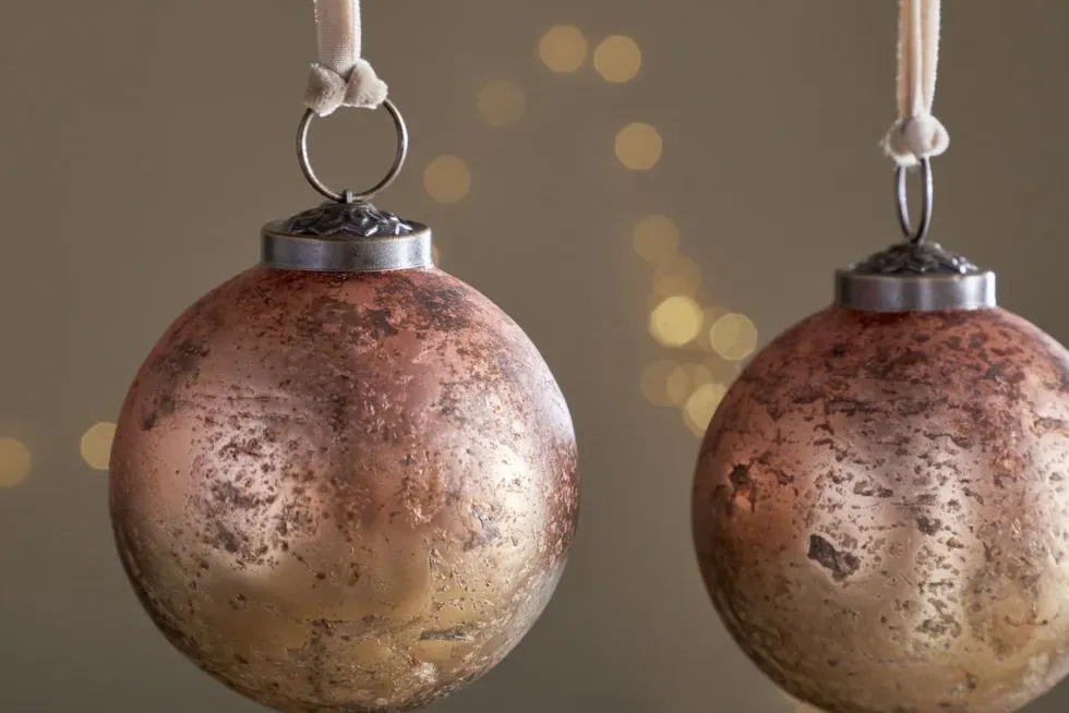 Pasali Baubles - Copper Smoke - (Set of 4)