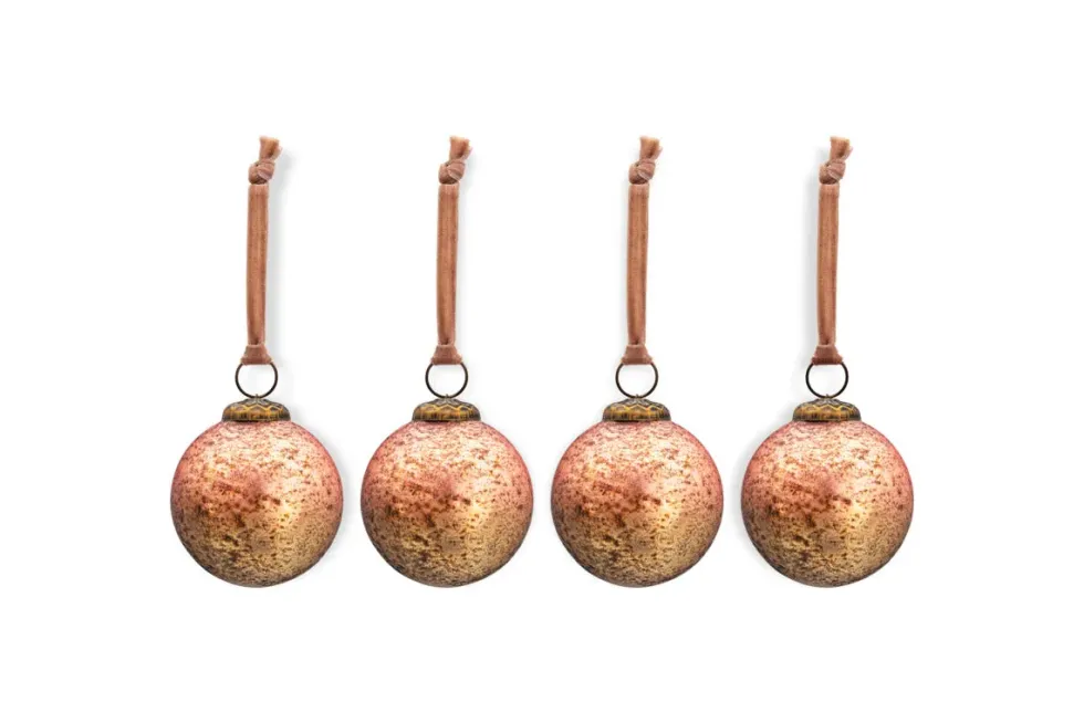 Pasali Baubles - Copper Smoke - (Set of 4)