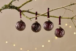 Patta Baubles - Burgundy - (Set of 4)