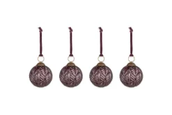 Patta Baubles - Burgundy - (Set of 4)
