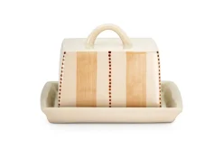 Patthar Butter Dish - Cream & Clay