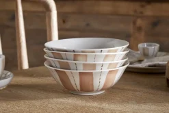 Patthar Cereal Bowl - Cream & Clay