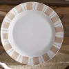 Patthar Dinner Plate - Cream & Clay