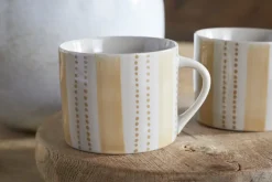 Patthar Mug - Cream & Sand - Small (Set of 2)