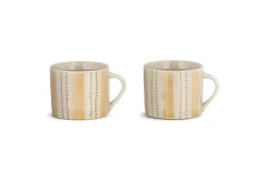 Patthar Mug - Cream & Sand - Small (Set of 2)