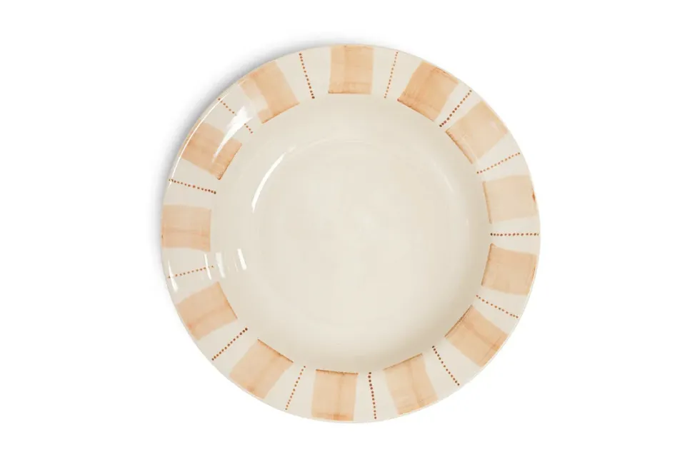 Patthar Pasta Bowl - Cream & Clay