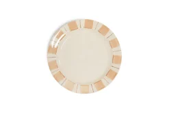 Patthar Side Plate - Cream & Clay