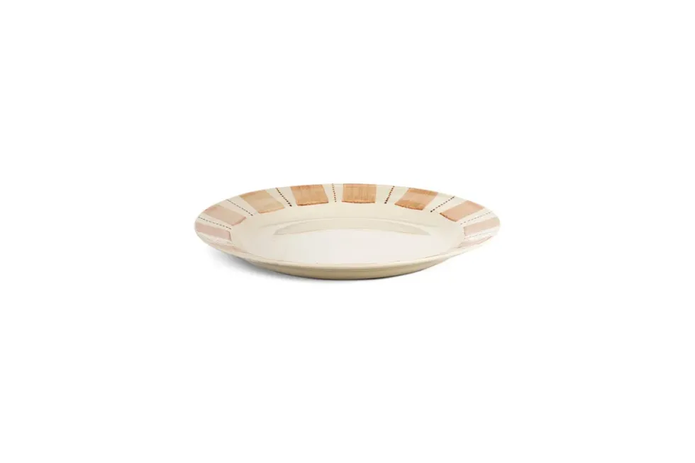Patthar Side Plate - Cream & Clay