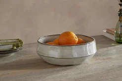 Pedra Serving Bowl - Pewter