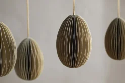 Piani Hanging Paper Decoration - Moss Green - (Set of 4)