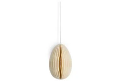 Piani Hanging Paper Decoration - Cream - (Set of 4)