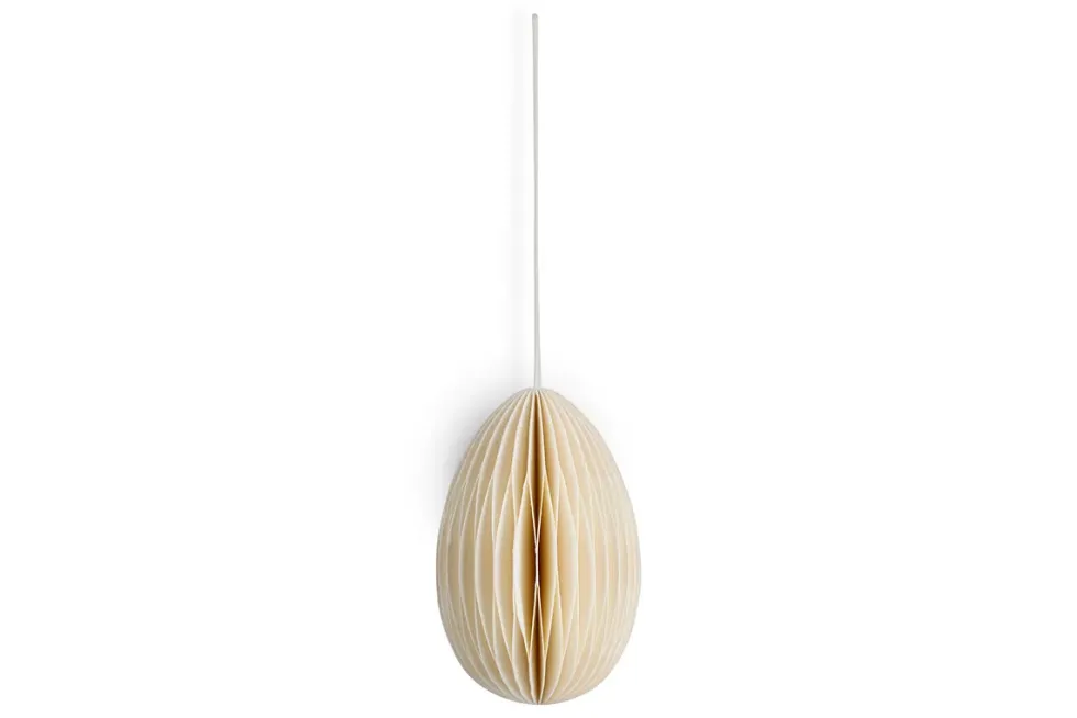 Piani Hanging Paper Decoration - Cream - (Set of 4)