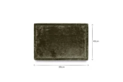 Pilani Velvet & Linen Cushion Cover - Moss