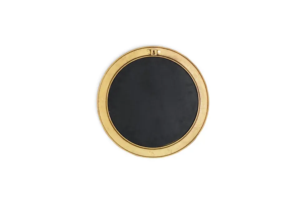 Putali Etched Mirror - Antique Brass