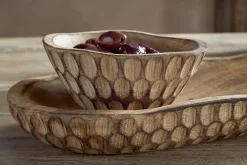 Pyaar Serving Tray and Bowl - Natural
