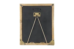 Ranoli Iron Etched Photo Frame - Antique Brass