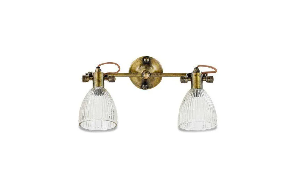 Rarni Recycled Glass Double Wall Light