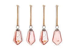 Ratnam Baubles - Mixed Antique Pink - (Set of 4)
