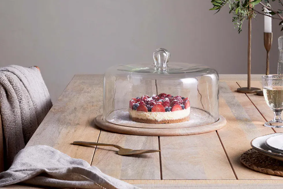 Recycled Glass Cake Dome