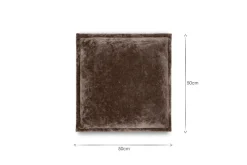 Renwal Velvet & Linen Cushion Cover - Brown