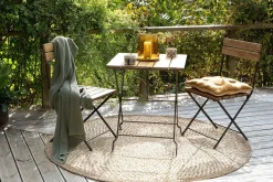 Rishikesh Reclaimed Wood & Iron Folding Chairs - (Set of 2)