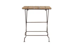 Rishikesh Reclaimed Wood & Iron Folding Table