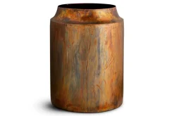 Roja Metal Planter - Oxidised Metal