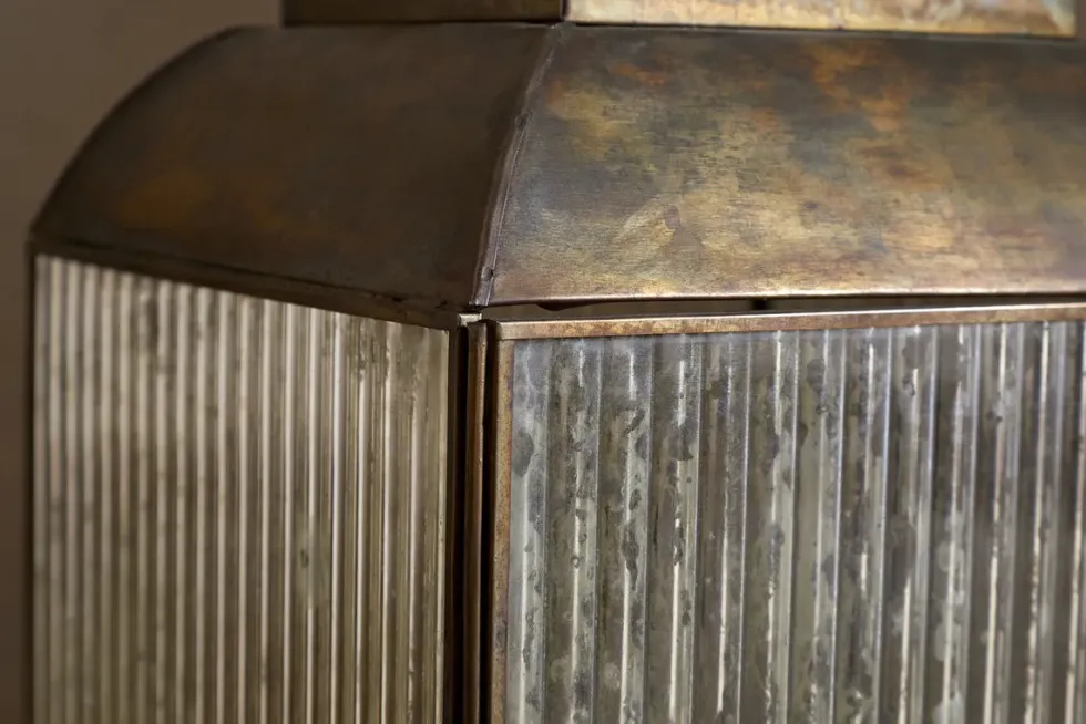 Ruala Lantern - Brass & Clear
