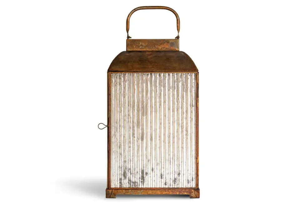 Ruala Lantern - Brass & Clear