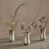 Rumi Recycled Glass Mini Vases - Silver Rust - (Set of 3)