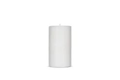 Rustic Soy Blend Pillar Candle - White - Small
