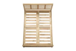 Saharsa Cane & Mango Wood Bed