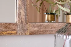 Sande Arched Mango Wood Mirror - Natural