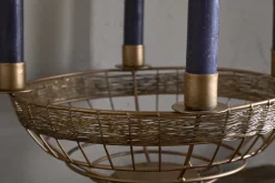 Sangala Candle Holder - Antique Brass