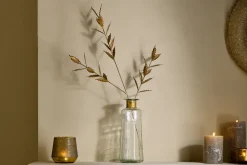 San Stem Leaves - Antique Brass