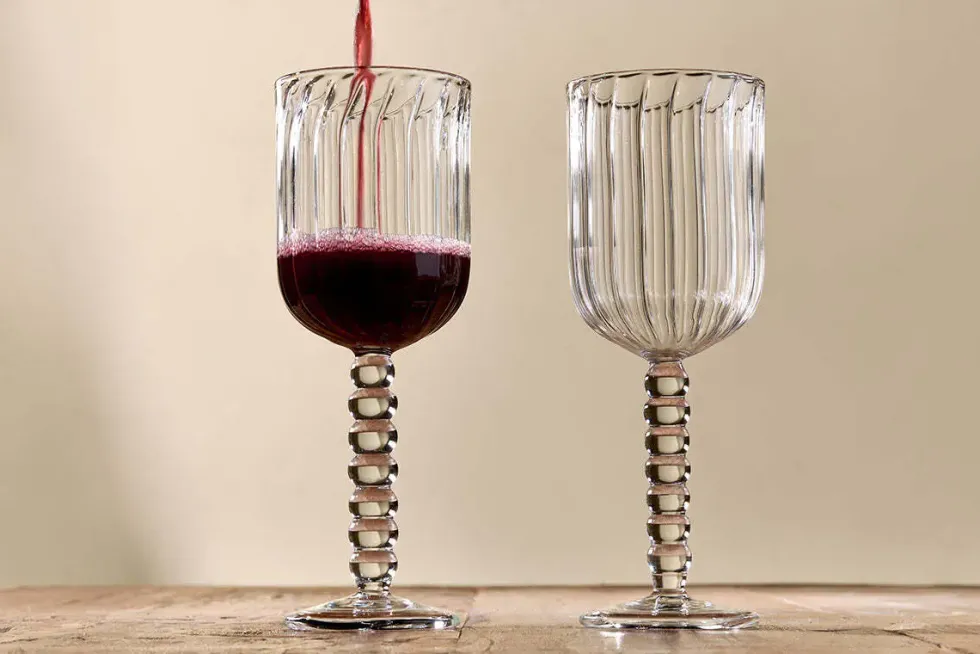 Santosa Wine Glass - Clear (Set of 2)