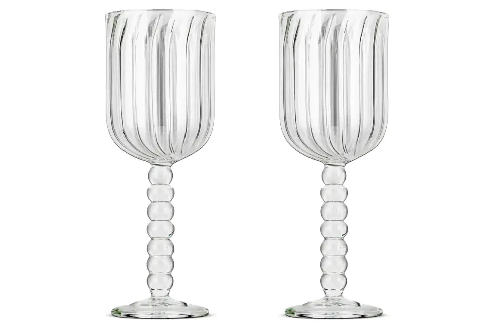 Santosa Wine Glass - Clear (Set of 2)