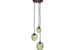 Sanvika Organic Cluster Pendant - Green