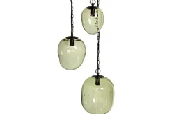 Sanvika Organic Cluster Pendant - Green
