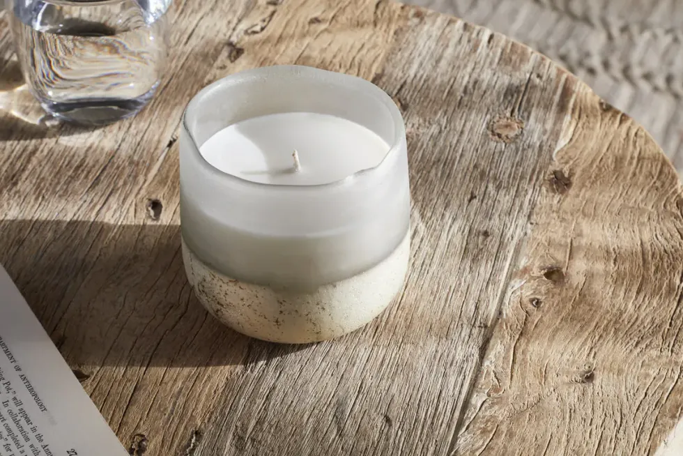 Sea Salt & Moss 1 Wick Scented Candle - Aged Smoke - 1 Wick