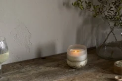 Sea Salt & Moss 3 Wick Scented Candle - Aged Smoke - 3 Wick