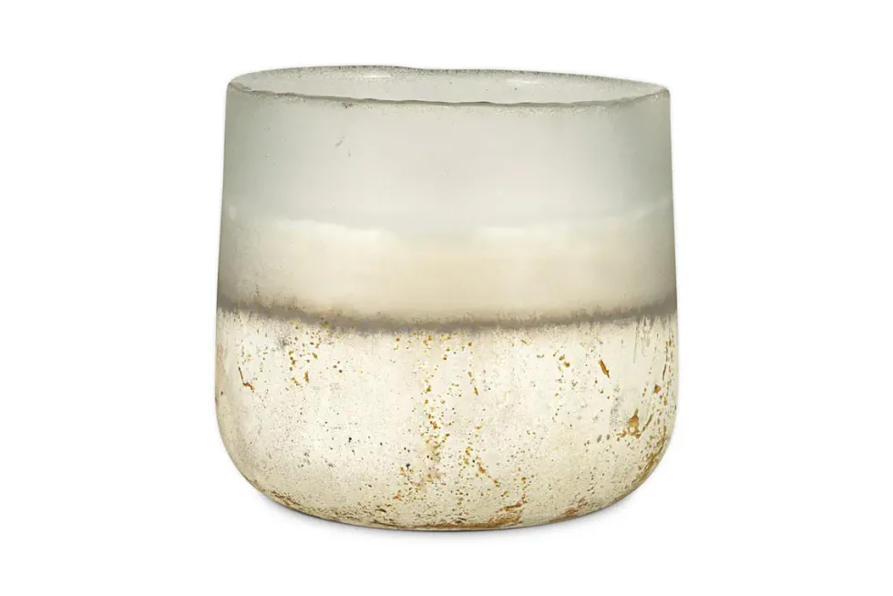 Sea Salt & Moss 3 Wick Scented Candle - Aged Smoke - 3 Wick