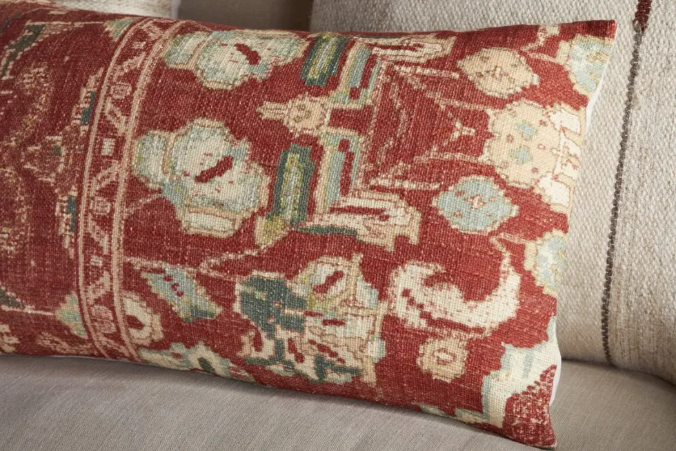 Selyo Tapestry Cushion Cover - Terracotta & Rust