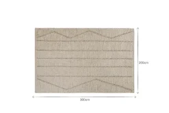 Shanti Wool & Cotton Rug - Natural