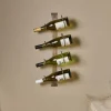 Shray Iron Wine Rack - Antique Brass