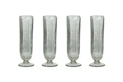 Sigiri Champagne Glass - Clear - (Set of 4)