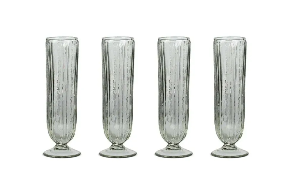Sigiri Champagne Glass - Clear - (Set of 4)
