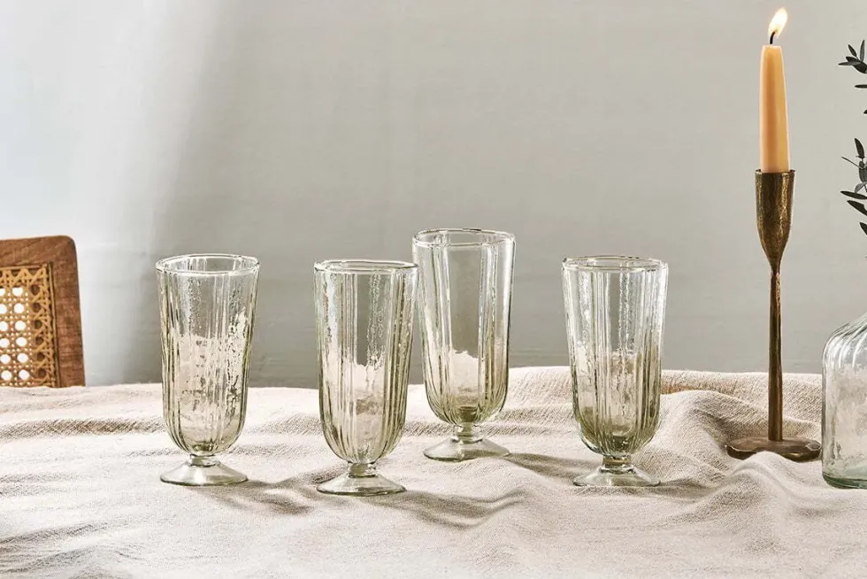 Sigiri Tall Wine Glass - Clear - (Set of 4)